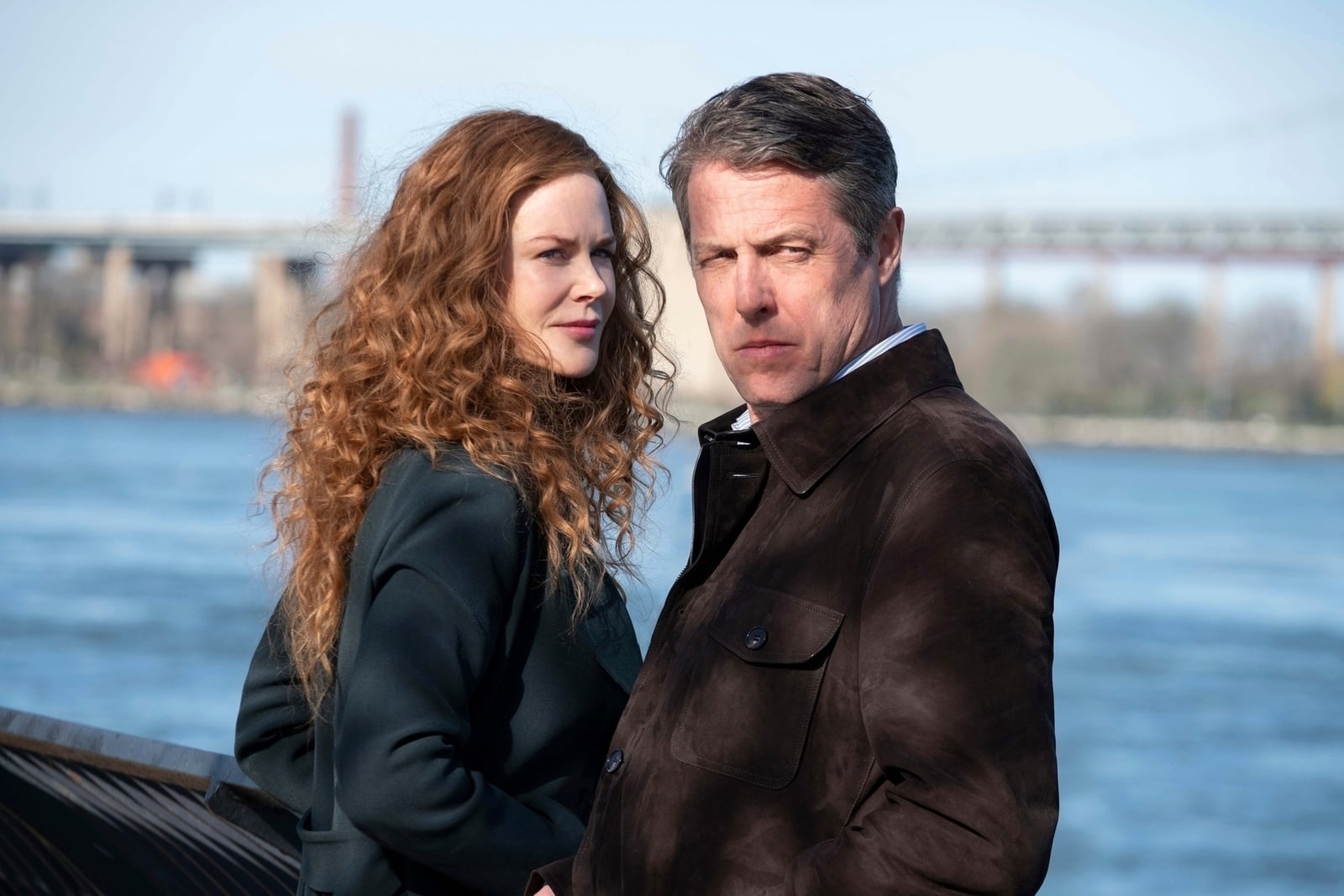 En esta imagen difundida por HBO, Hugh Grant y Nicole Kidman en una escena de "The Undoing". Foto: HBO vía AP