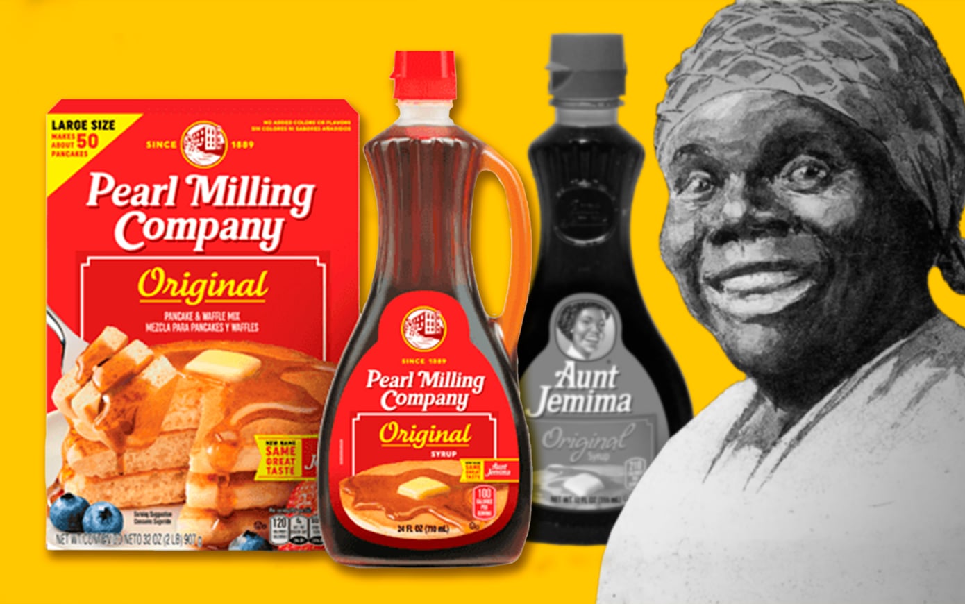 La marca de harina, almíbares y comida para desayunos Aunt Jemima cambió este martes su nombre a Pearl Milling Company. Foto: Pearl Milling Company