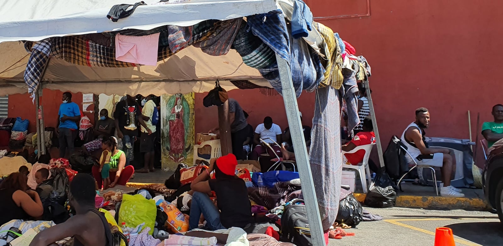 Migrantes en Casa INDI, Monterrey. Foto: Andrés Meza.