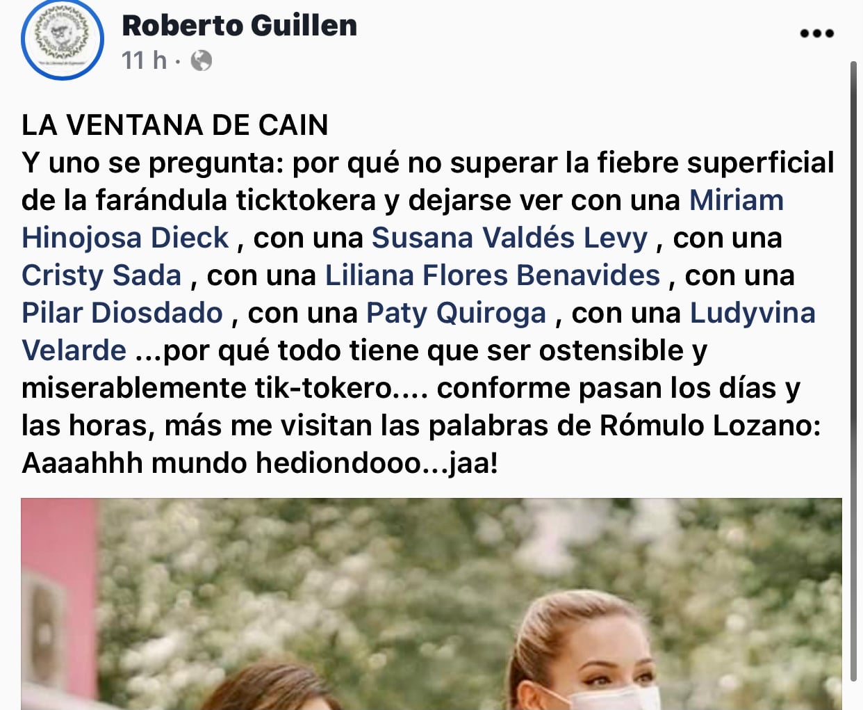 Tomado del "vecindario virtual" de Roberto Guillén.