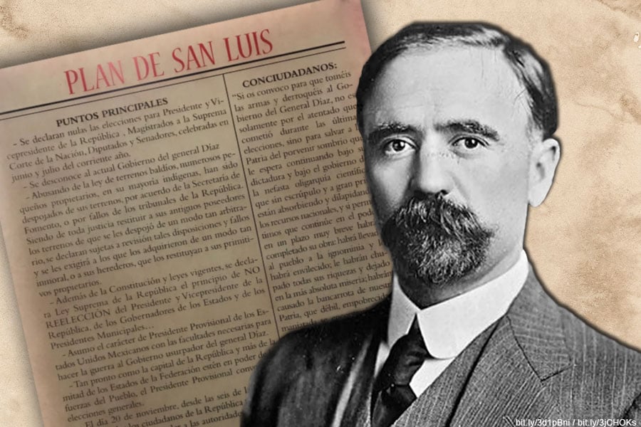 Madero y el Plan de San Luis. Foto: Gaceta UNAM.
