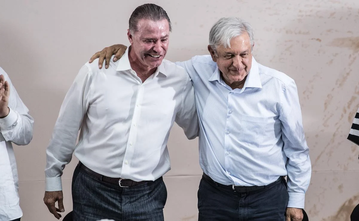 Quirino y AMLO. Foto gobierno de Sinaloa.