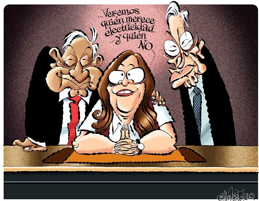 Con el apagón, qué cosas suceden...