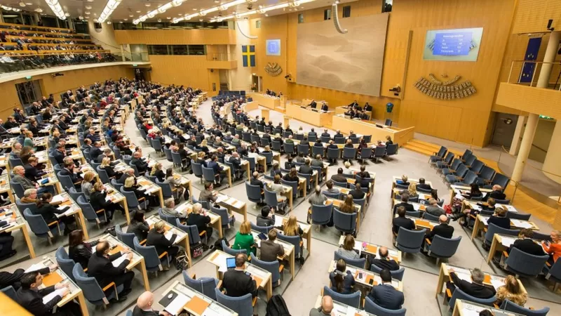Parlamento sueco. Foto por Ingemar Edfalk.