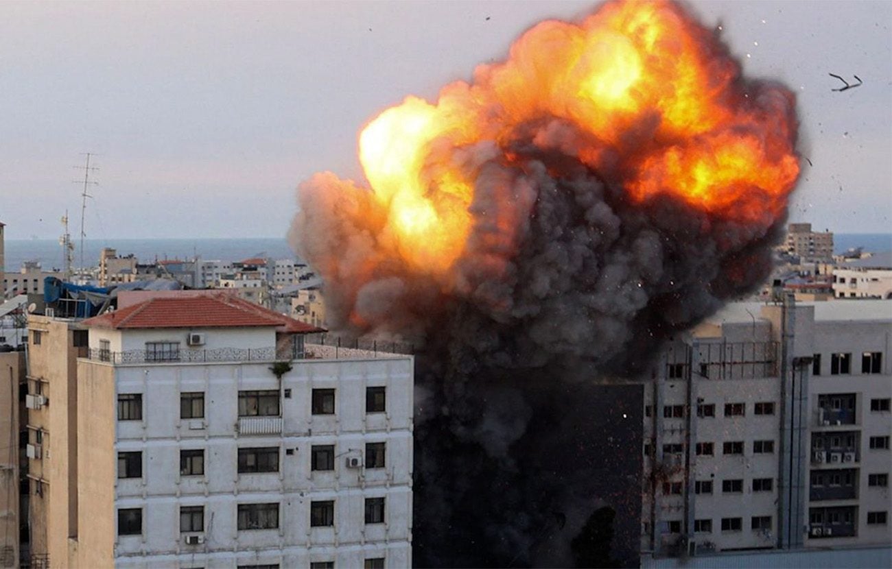 Ataque de Israel a Garza. Foto: Flickr