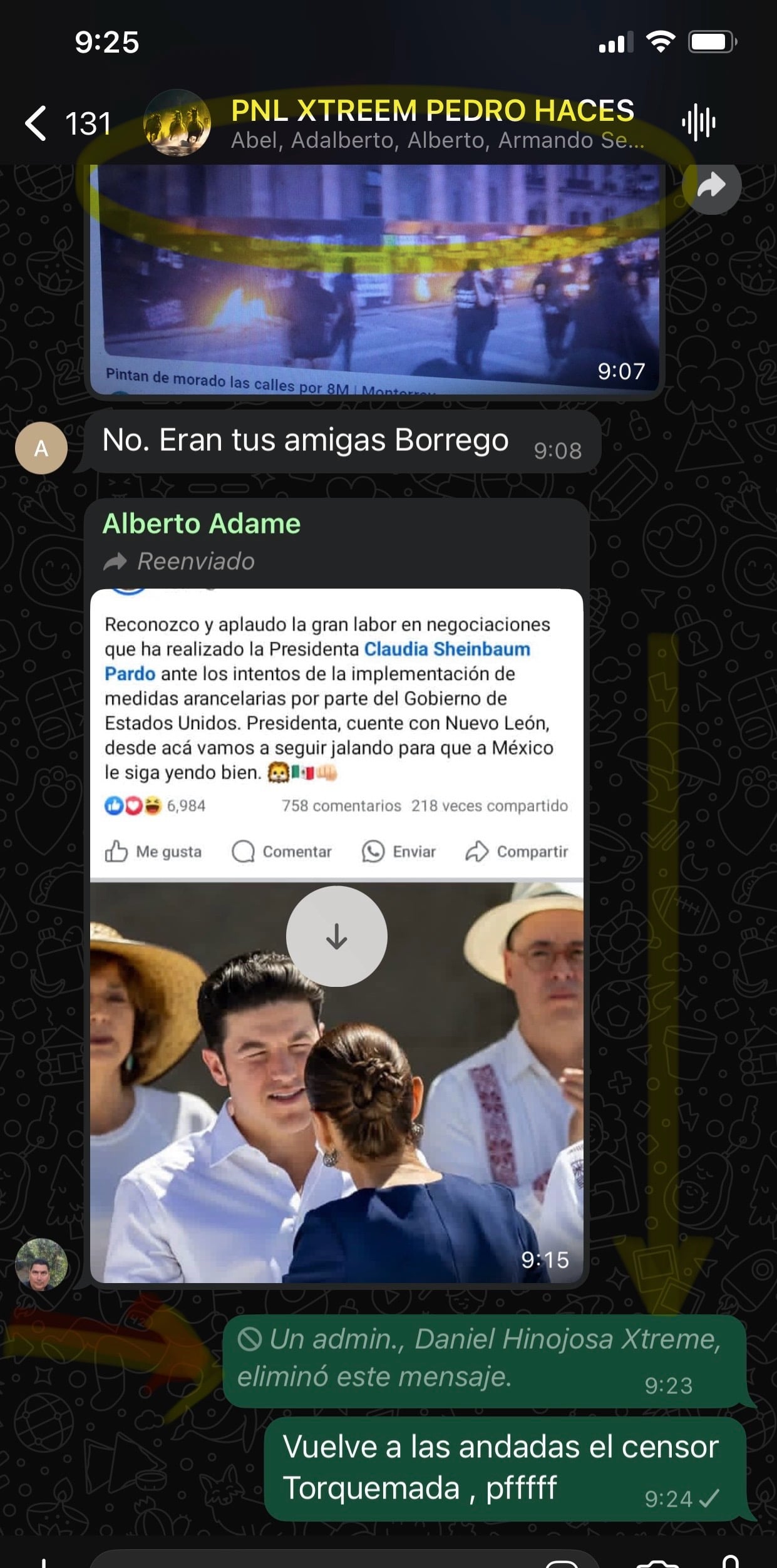Varios botones de muestra de la censura en internet.