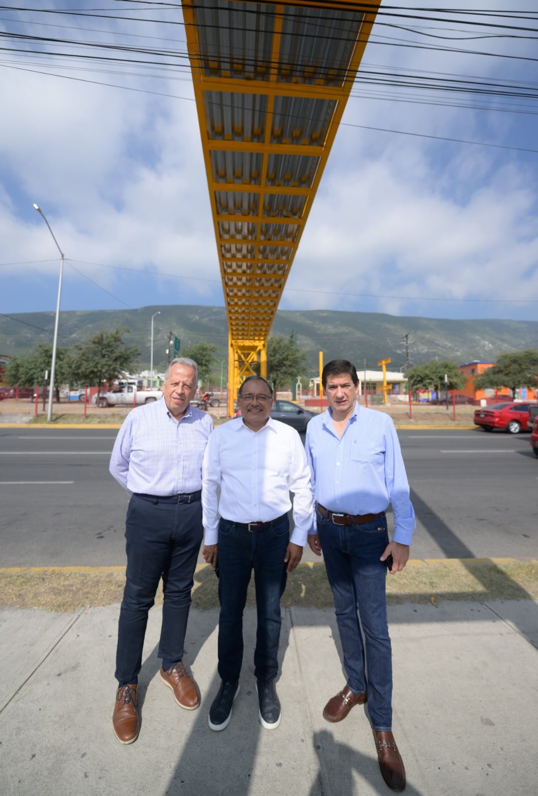 Supervisa Mijes obras que mejorarán la movilidad en Escobedo.