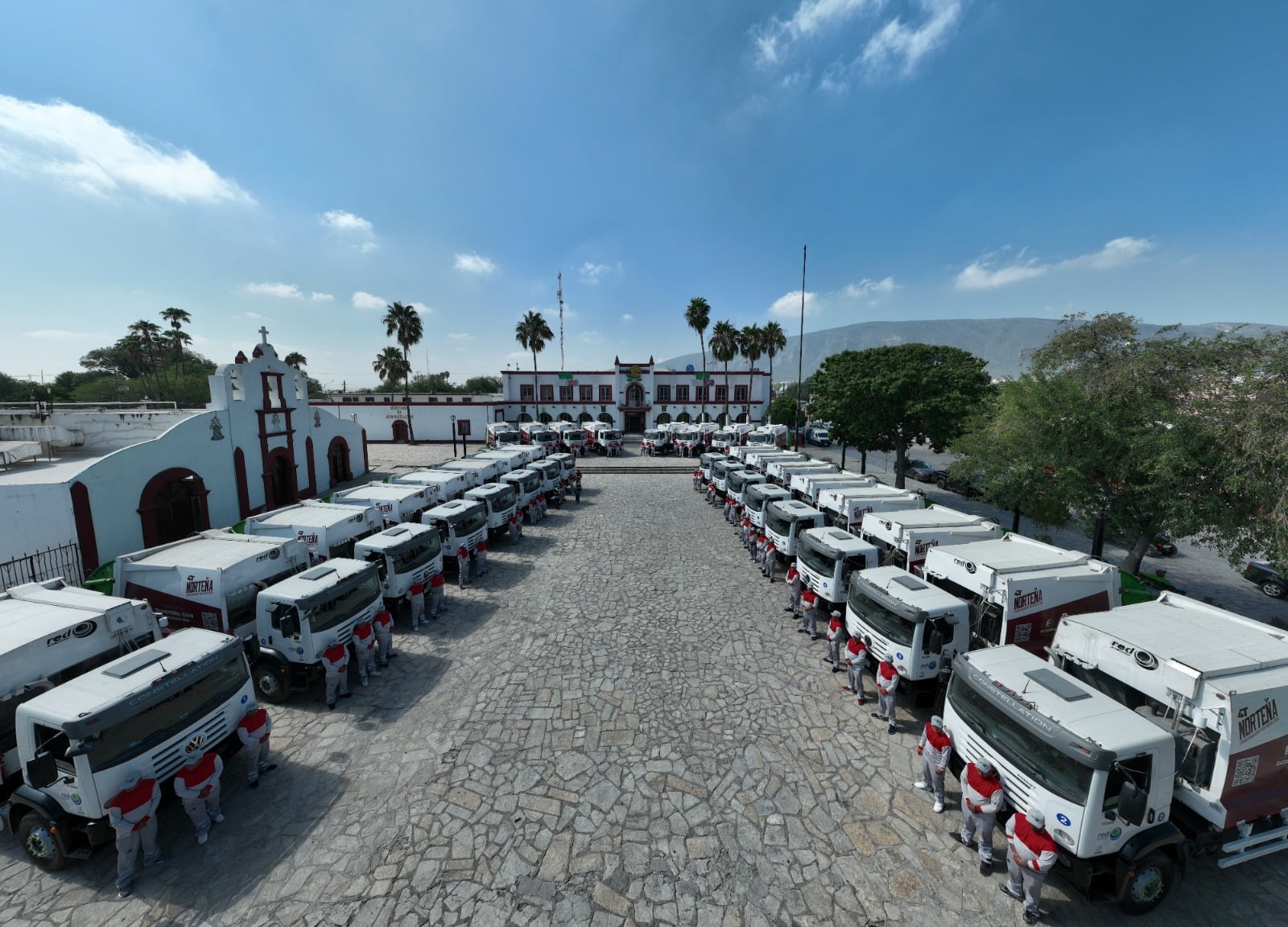 Refuerza Mijes recolección de basura en Escobedo con 24 nuevas unidades