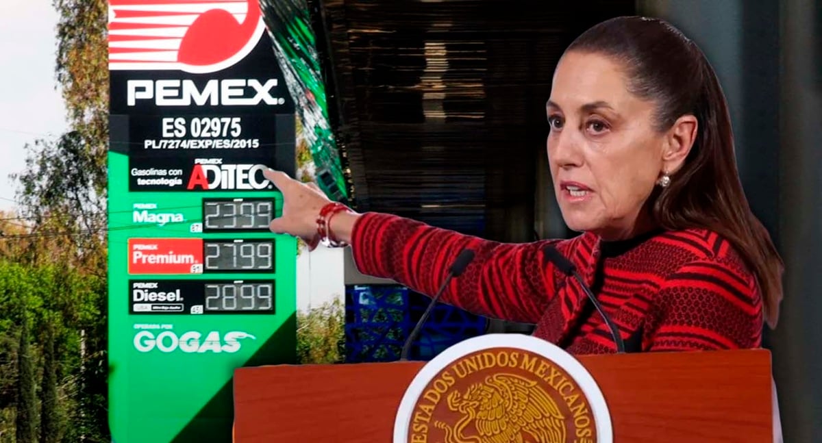 Sheinbaum anuncia la disminución en el pago de gasolinas y diésel