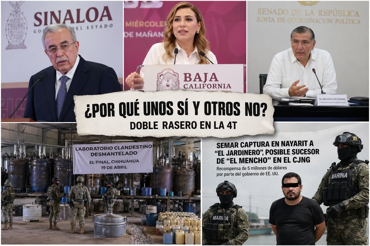 Chihuahua golpea al narco; el poder responde con sospecha. El doble rasero también es política pública.