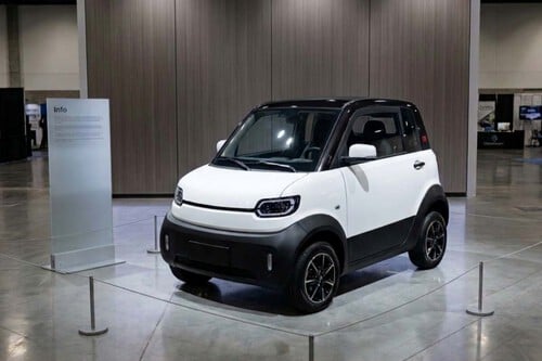 El automóvil eléctrico Olinia fue presentado este miércoles 13 de mayo 