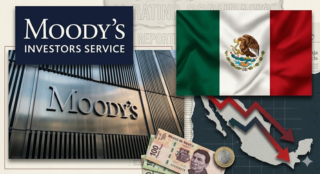 Moody’s Ratings rebaja la calificación de México a ‘Baa3′