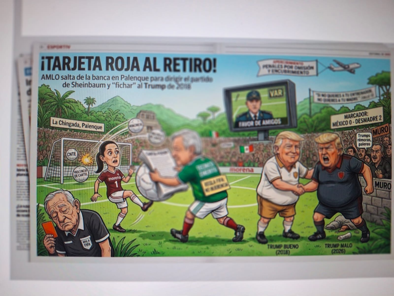Por el bien de todos que regrese el otro Trump.