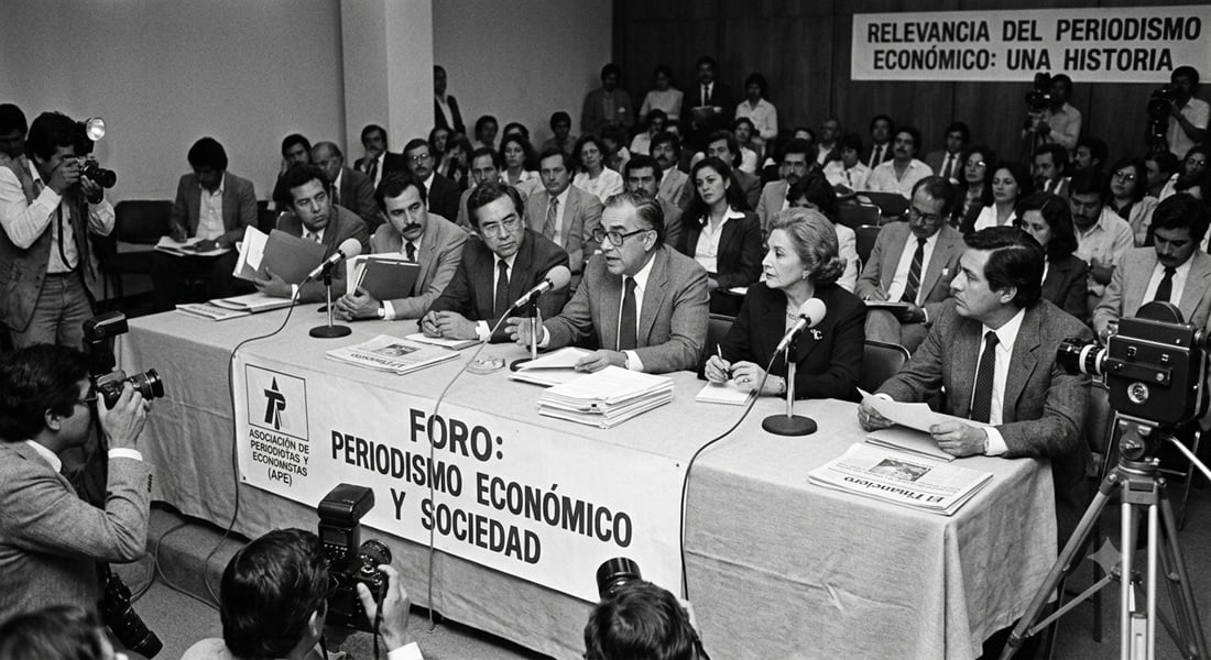 Foro periodismo económico y sociedad, 1982.