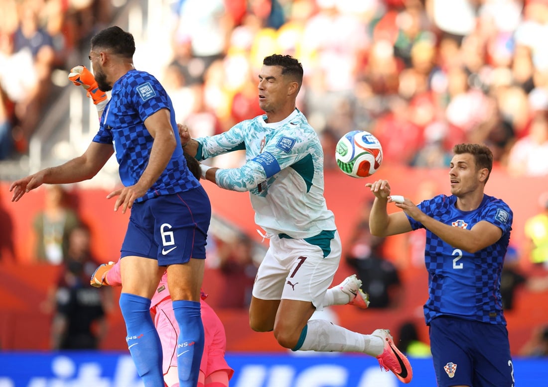 Portugal le ganó 2-1 a Croacia 