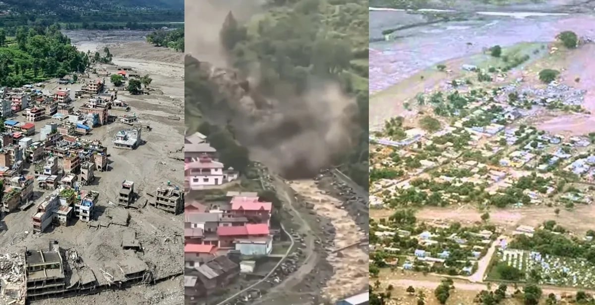 La devastación causada por la avalancha en Nepal