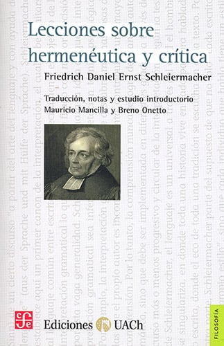 Lecciones sobre hermenéutica y crítica de Friedrich Daniel Ernst Schleiermacher