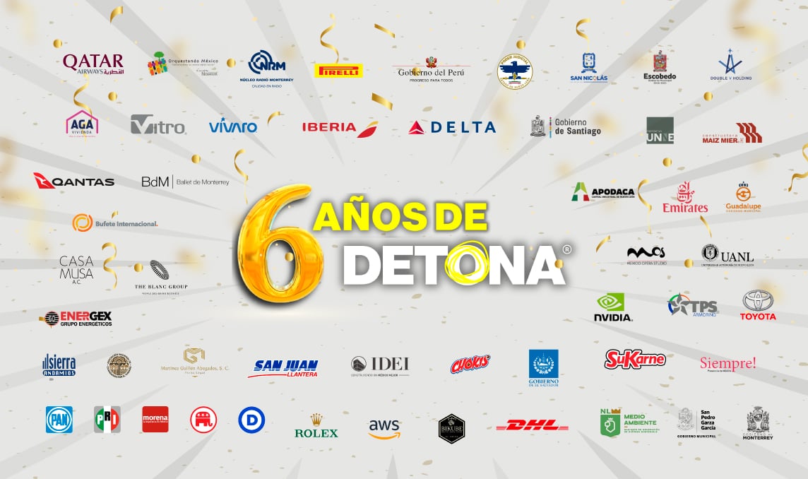 6 años DETONANDO juntos.
