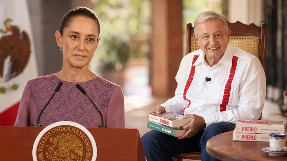 Claudia Sheinbaum reacciona al nuevo libro "Pueblo" de AMLO