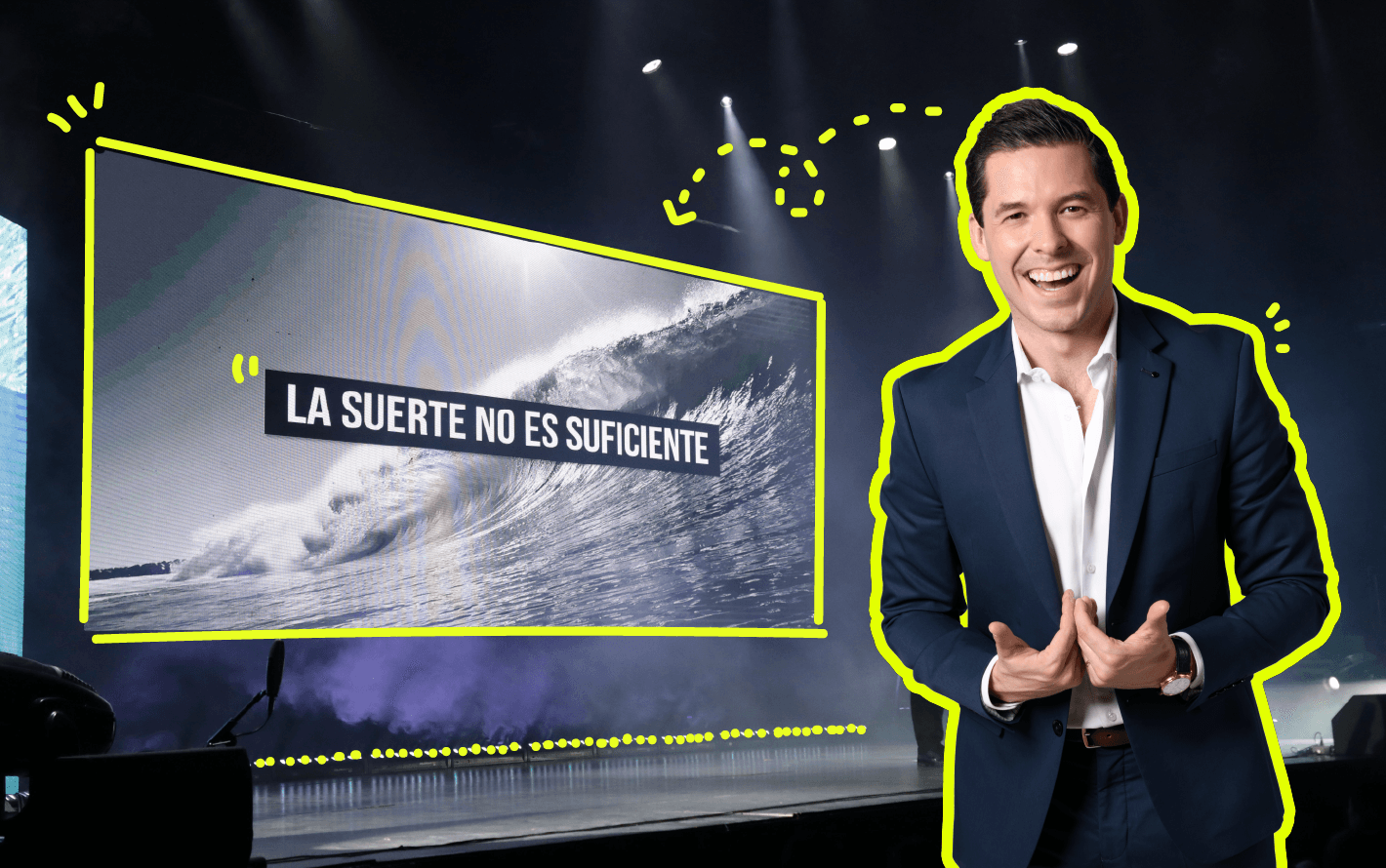 Jorge Lozano H., contagia alegría, buen humor, optimismo, pero, sobre todo, una actitud de querer triunfar en todos los aspectos de la vida. Foto: Jorge Lozano H/Detona