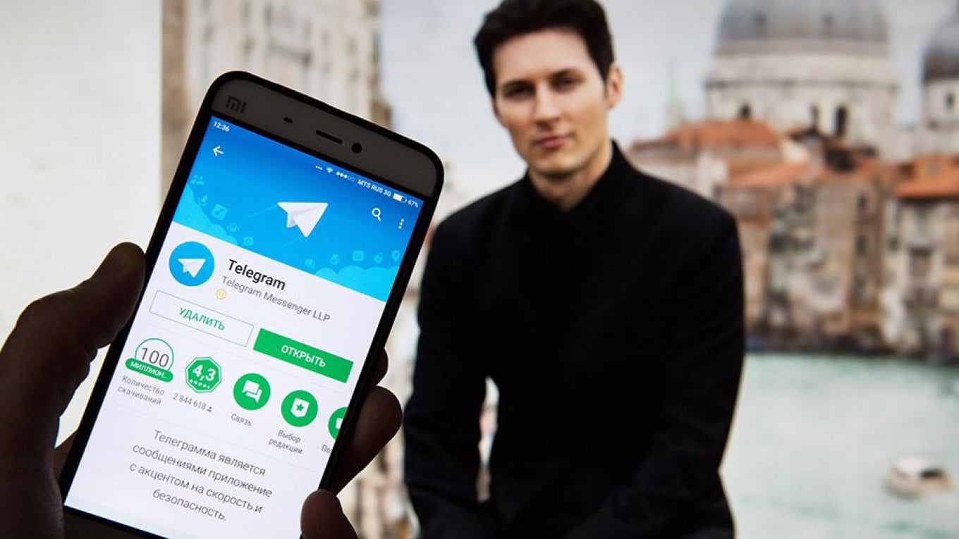 Telegram ha atraído a casi 500 millones de usuarios activos desde su lanzamiento por Durov y su hermano Nikolai en 2013. Foto: Alexei Zotov / TASS vía Moscow Times