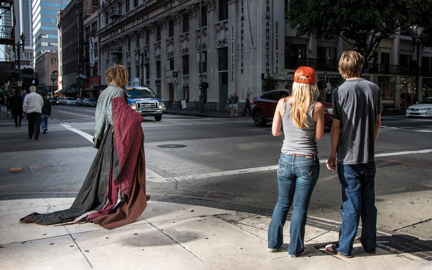 La amistad entre Garza y Robin se entabló apenas el bloguero la vio deambulando descalza. Foto: Mark Peterson/Redux vía American Scientist