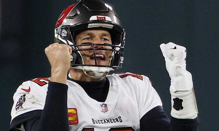 Tom Brady ya es leyenda. Foto AFP.