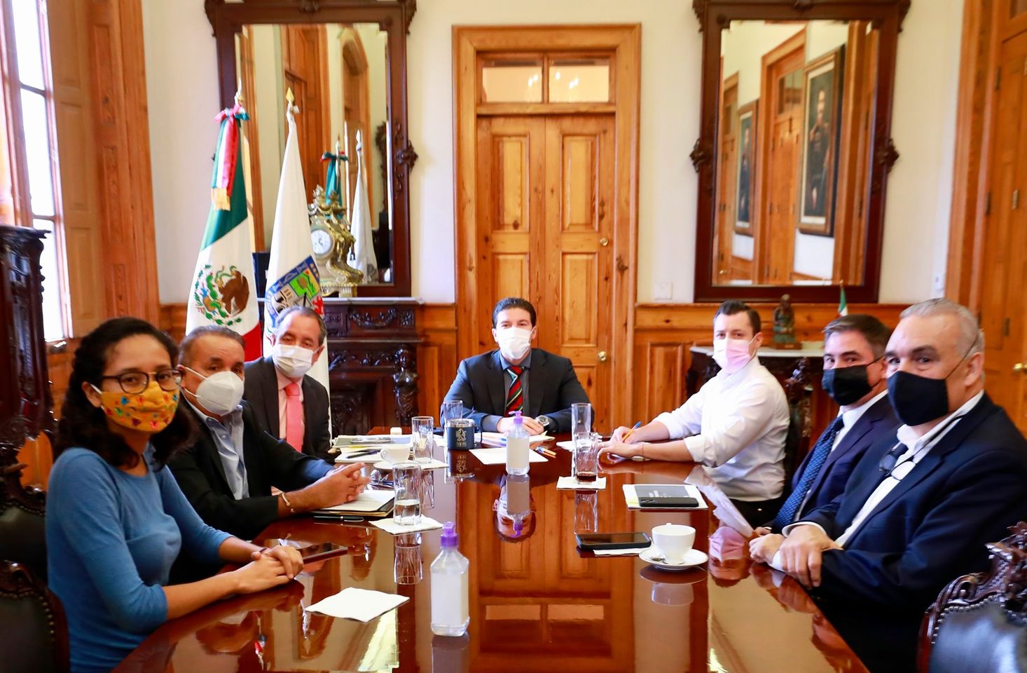 Reunión con Luis Donaldo Colosio. Foto: Facebook Samuel García.