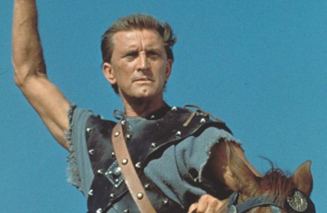 Kirk Douglas en "Espartaco". Foto tomada de la red.