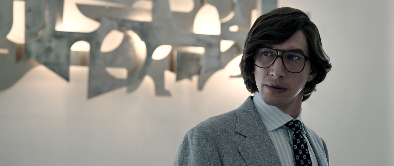 Adam Driver como Maurizio Gucci. Foto: MGM.