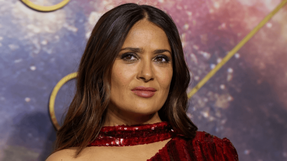 La actriz mexicana Salma Hayek en la premier de Eternals en Londres. 27 de octubre 2021. Foto: EFE/EPA/ Vickie Flores