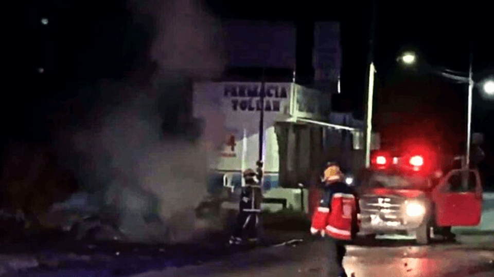En el estallido, nueve reos escaparon del Cereso en Tula, Hidalgo. Foto: Redes sociales