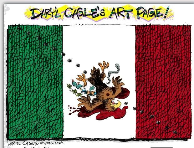 Cartón por Daryl Cagle.