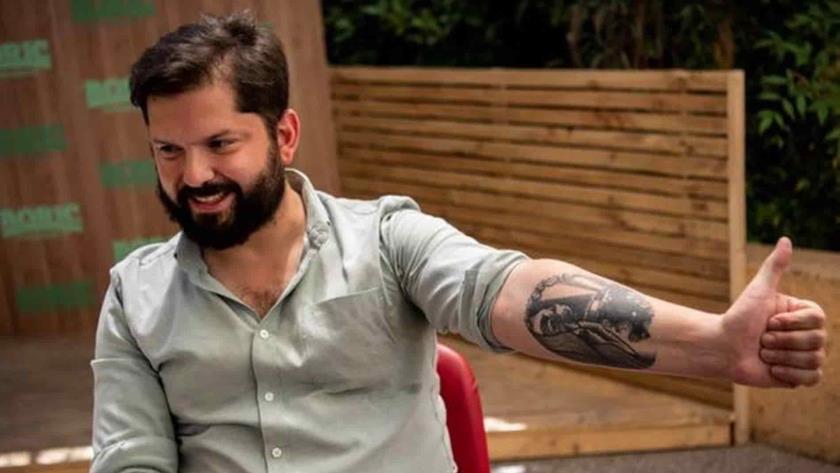 Boric. Foto de sus propias redes.