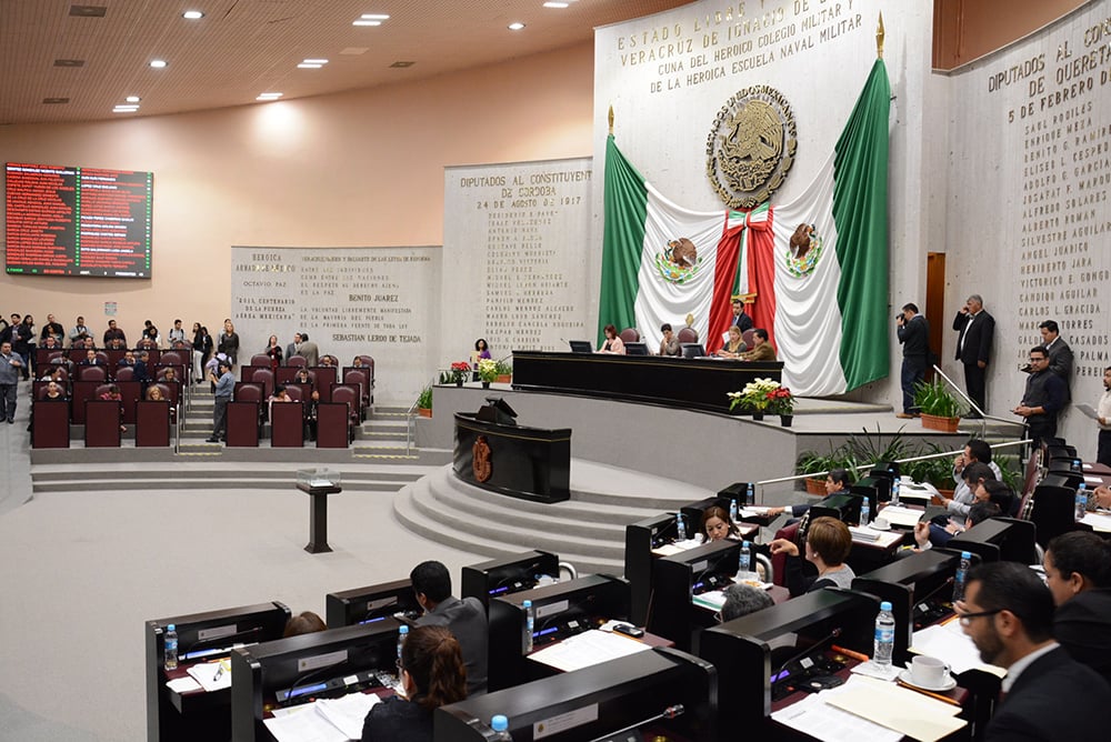 Pleno del Congreso de Veracruz. Foto: Congreso del Estado de Veracruz 2021-2024