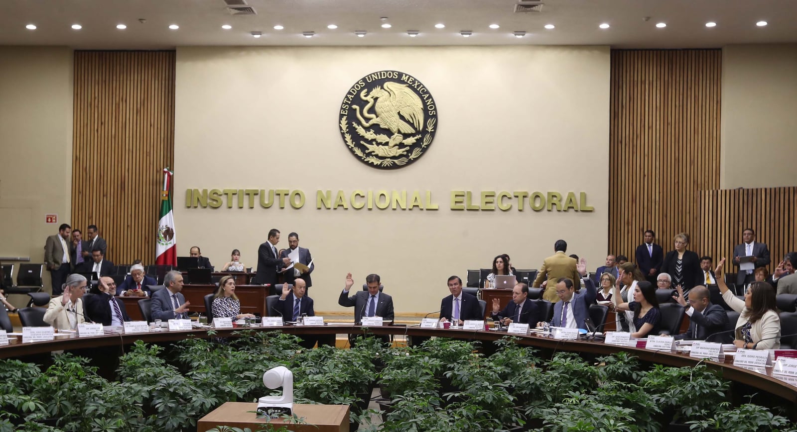 Consejo General INE. Foto: Central Electoral