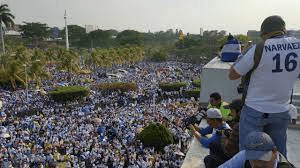Peregrinación por la paz en el 2018.