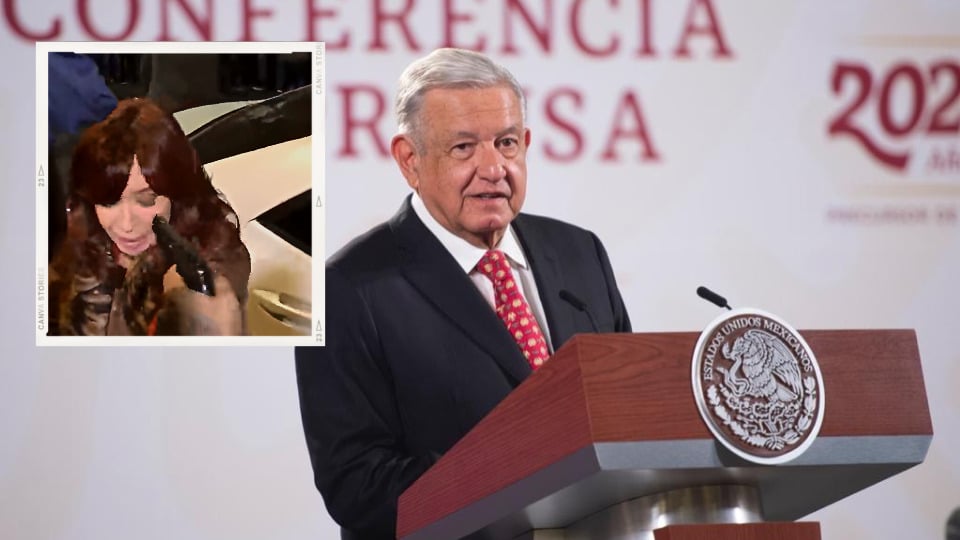 'Es un hecho reprobable': AMLO condena atentado contra Cristina Fernández