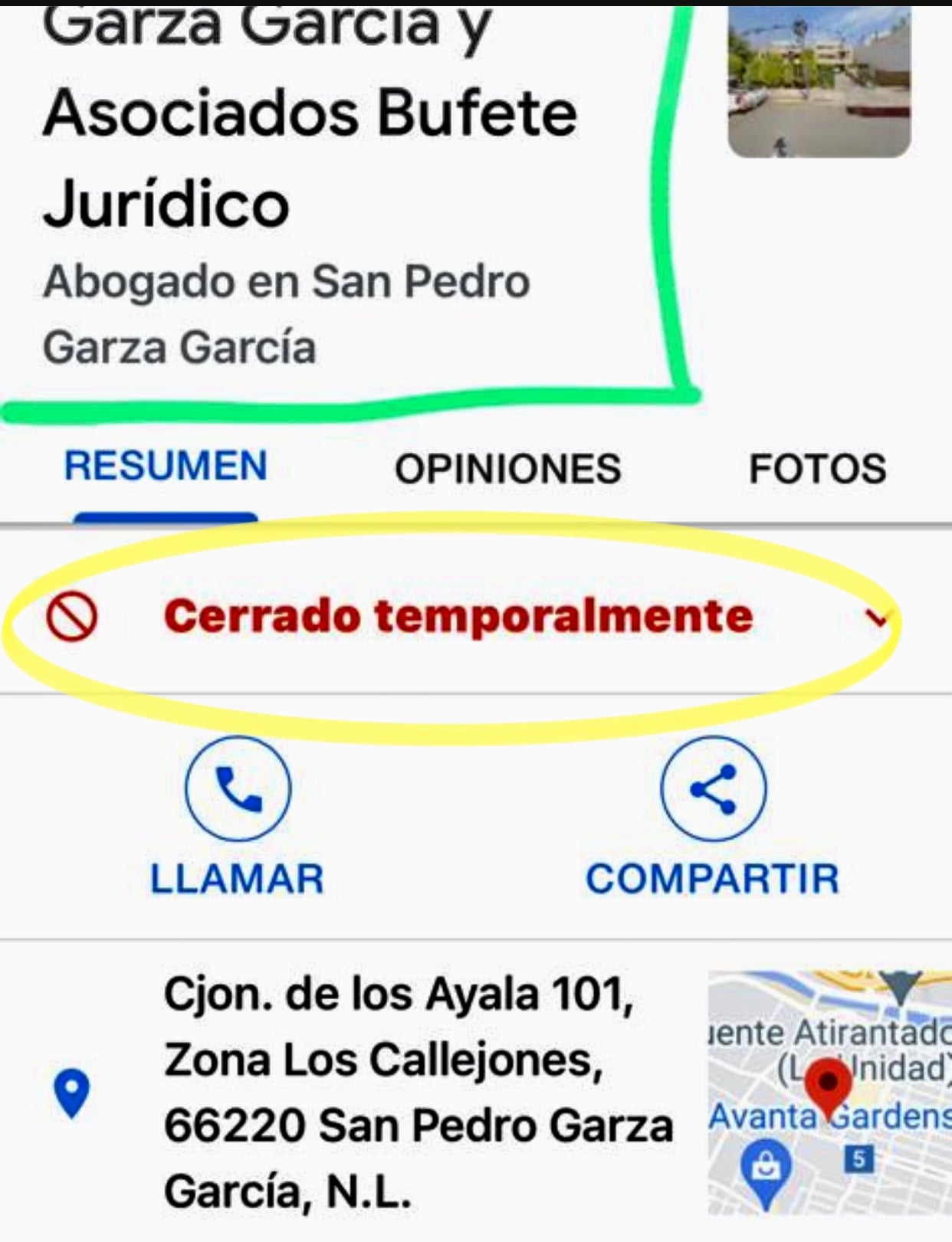 Este es el despacho externo que defiende legalmente al alcalde Miguel. Foto Google.