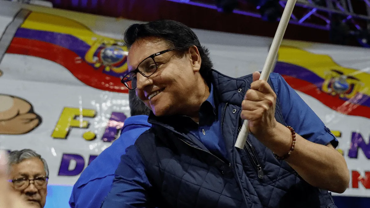Fernando Villavicencio. Foto Reuters.