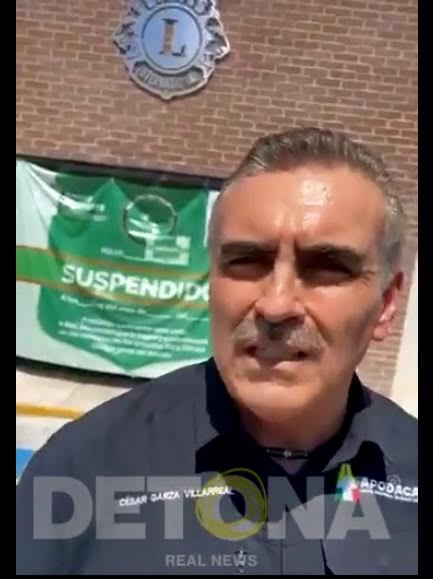 César Garza, alcalde de Apodaca.