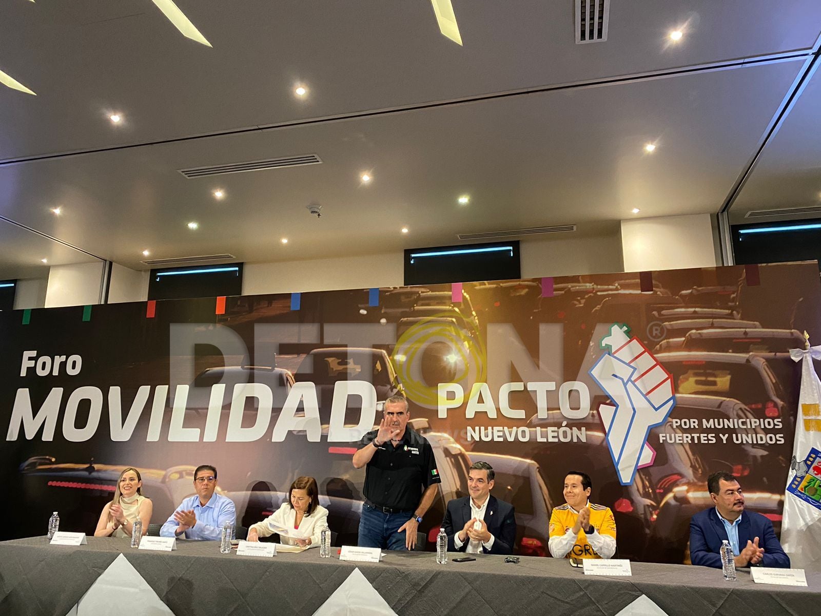 Foro sobre movilidad, organizado por alcaldes del área metropolitana de Monterrey. Foto DETONA.