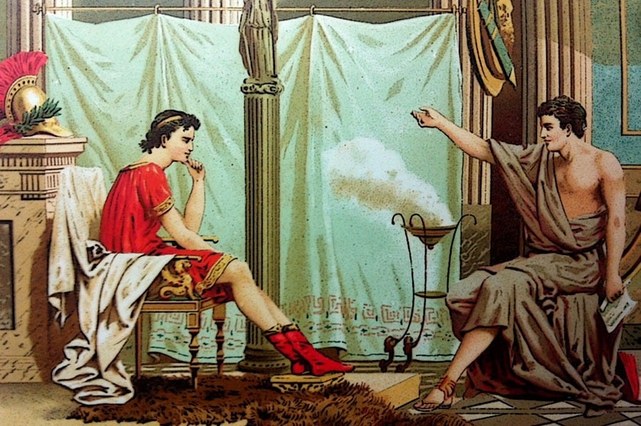 Amistades milenarias como la de Alejandro Magno y Aristóteles dejan grandes enseñanzas. Foto tomada de la red