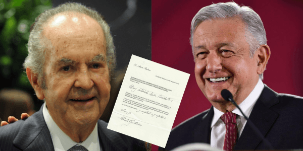 Alberto Baillères González y Andrés Manuel López Obrador.
