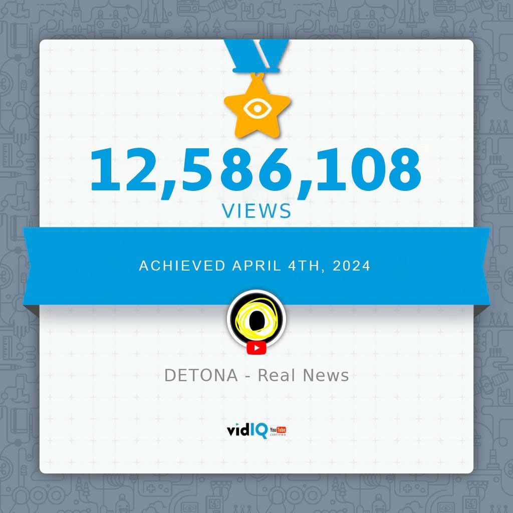 En Detona, ya llegamos a 12 millones y medio. ¿Vamos por el cabalístico 13? ¡Vamos!