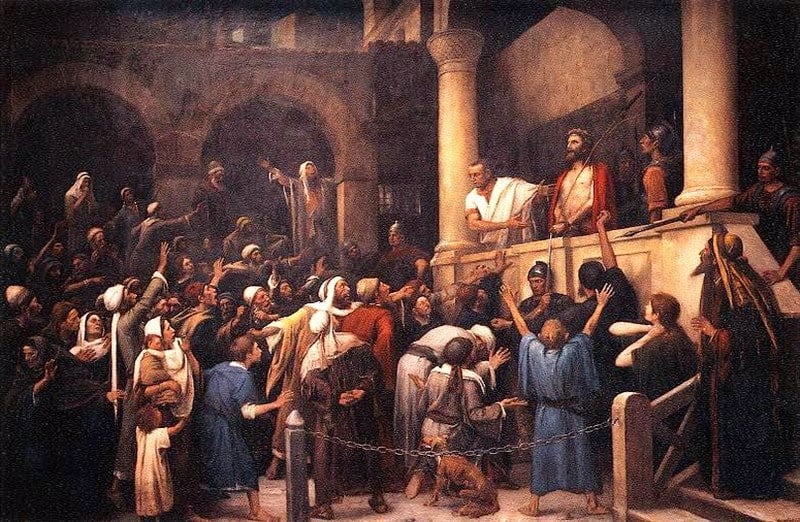 El proceso a Jesús ante Pilato