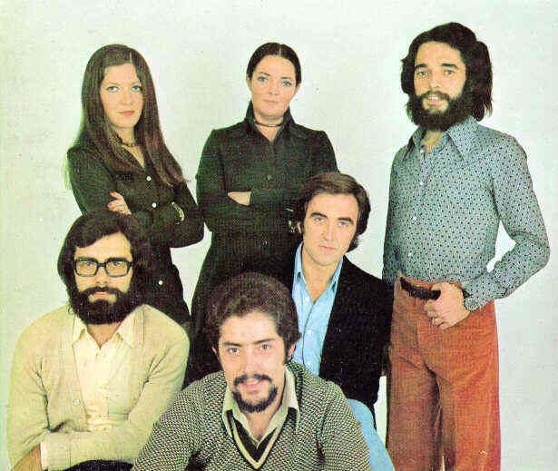 Mocedades, en 1973.