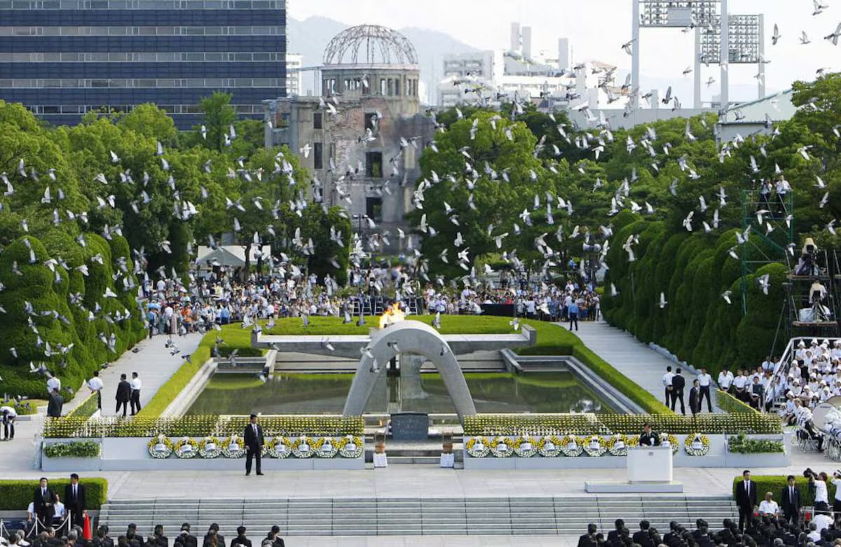 Parque Memorial de la Paz de Hiroshima. Foto tomada de la red.