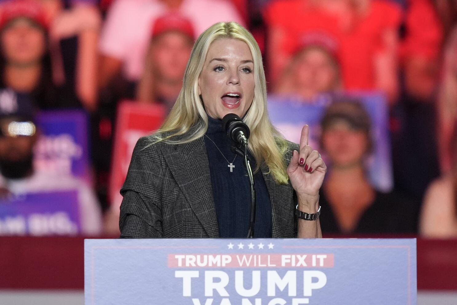 Pam Bondi, Fiscal General de EU.