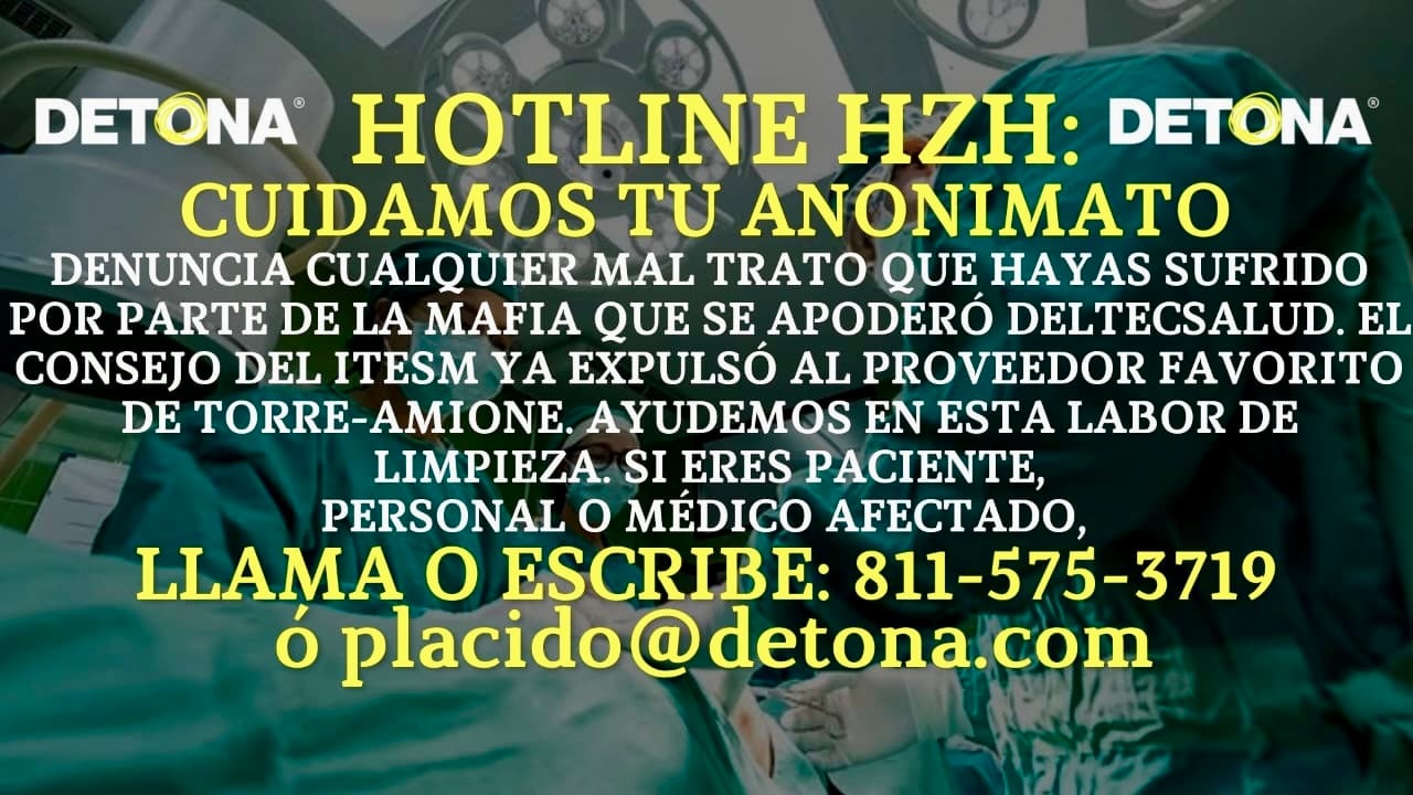 Comunícanos tus quejas. Cuidamos el anonimato de nuestros seguidores.